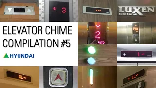 elevator chime compilation 5 hyundai