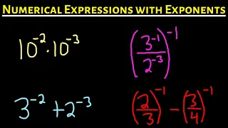 How to Evaluate Numerical Expressions with Exponents