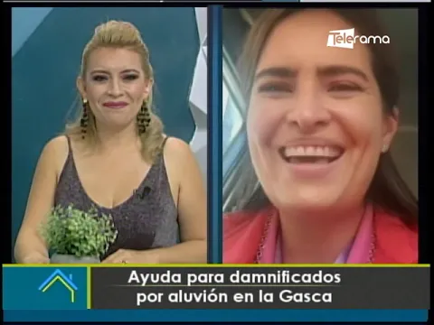 Ayuda para damnificados por aluvión en La Gasca