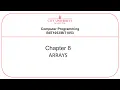 Java - Chapter 8 ARRAYS part 2