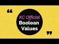 JavaScript Boolean Values Web Development KC