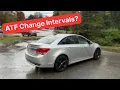 2010-2015 Chevy Cruze transmission fluid change interval