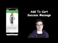 - Add To Cart Success Message React Native open-source eCommerce App