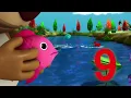 12345 Once I Caught A Fish Alive! | Nursery Rhymes for Babies by LittleBabyBum - ABCs and 123s