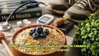 Овес: польза для сердца, контроля сахара и активного долголетия