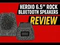 Review - Herdio 6 5 Rock Bluetooth Speakers Outdoor Waterproof IPX7 Wireless Solar Max 2