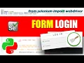 Web Scraping Selenium inside Scrapy How to login past javascript send response back to Scrapy