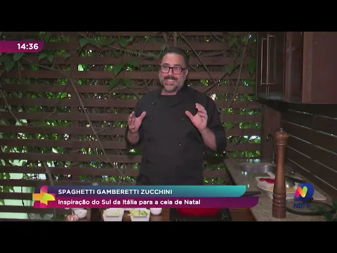 Spaghetti Gamberetti Zucchini: inspiração do Sul da Itália para a ceia de Natal