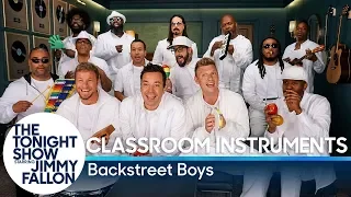 Jimmy Fallon Backstreet Boys The Roots Sing I Want It That Way Classroom Instruments 