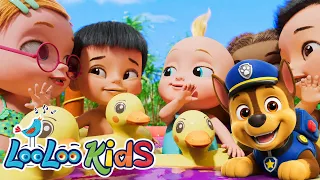 PAW Patrol 🐾 Five Little Ducks | Nursery Rhymes & Kids Songs | LooLoo Kids