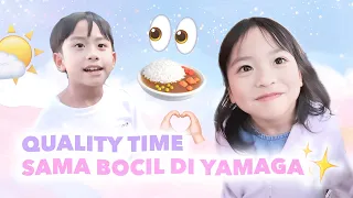 QUALITY TIME SAMA 3 ANAK BEST JALAN DI SEKITAR RUMAH 