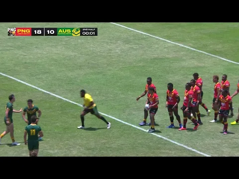 The Junior Kumuls have upset the Australian Schoolboys! #nrl