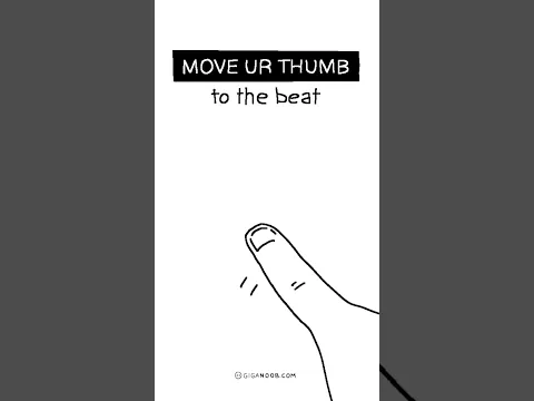 Move Your Thumb for a Surprise ❤️ #shorts #animation