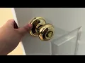 Schlage F40 GEO 605 Georgian Door Knob Bed Bath Privacy Lock Bright Brass Product Review