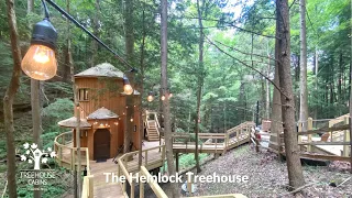 The Hemlock Treehouse Hocking Hills Treehouse Cabins