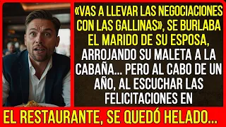 Cuando el marido vio a su exesposa un año después, se sorprendió, ya que ella estaba...