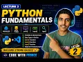 Python Fundamentals Variables Data Types print input Lecture 2 Code With Prince
