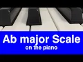 Ab Major Scale Piano Tutorial