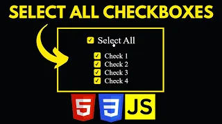 Build a Select All Checkboxes with HTML CSS and JavaScript Beginner Friendly Tutorial