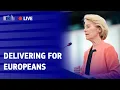 Download Lagu President Ursula von der Leyen participates in the EP plenary debate