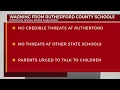 Warning from Rutherford County Schools