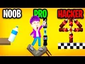 NOOB vs PRO vs HACKER In BOTTLE FLIP 3D ALL LEVELS