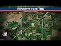 Concrete patching begins Monday along M-52