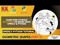 Draw Rectangle using opencv Opencv Python Geometric Shapes Opencv Full Python Tutorial