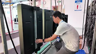 4PCS EA-OFixed P4 Outdoor Fixed LED Display for Zambia | EagerLED LED Display Aging Test