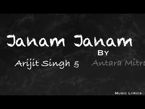 Download MP3 Janam Janam - Arijit Singh ft Antara Mitra - Dilwale (Video lyrics with English Translations)