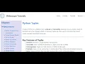 Tuple in Python - Python for Data Science