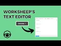 Create Instant Math Worksheets with AI a Built in Text Editor Worksheep