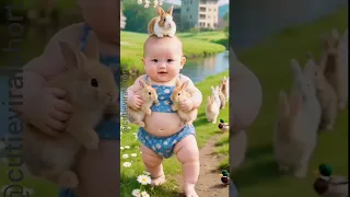 ردود فعل مضحكة لطفل رضيع يضحك                     دندنها