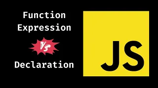 function expression vs function declaration in JavaScript