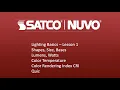 SATCO Training With Bob Lighting Basics Lesson 1