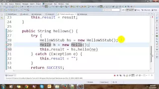 SOAP Web Services with Struts Framework in Eclipse