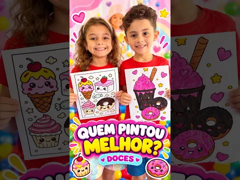 QUEM PINTAR MELHOR OS DOCES VENCE!
