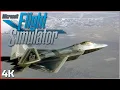 4K Flight Simulator 2020 F22 Raptor FA18 Formation