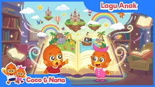 Ayo Baca Buku! 📚 Lagu Anak Suka Membaca | Coco dan Nana