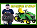 John Deere Riding Mower Engine Swap In Less Than An Hour