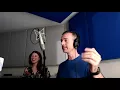 Elissa and Sean in studio, Feb 2018