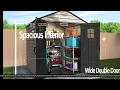 Discover the Duramax 7x7 StoreMax Plus Outdoor Vinyl Storage Shed Compact Shed Maximum Storage