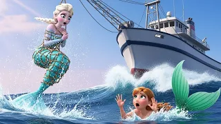  elsa the mermaid in danger anna and elsa two mermaids in a hidden world 
