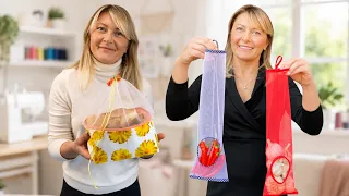 BOLSAS ECOLÓGICAS DE TELA PARA VERDURAS, PAN Y ALIMENTOS | FÁCILES Y MUY PRÁCTICAS / RECOPILACIÓN