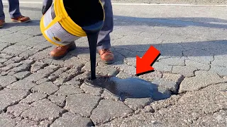 रोड़ को पल मैं कैसे ठीक कर देता है यह क्रांतिकारी आविष्कार || Amazing New Invention for Road.
