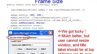 Java GUI Development Layout Managers and Panels - the Basics