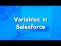 Variables in Salesforce Apex What are variables Best Practices for Variables in Apex