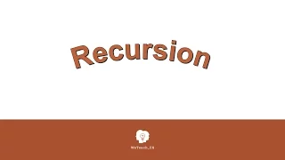 Recursion Basics 8416B