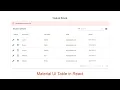 Material UI Table in React How to use Material Table in React JS