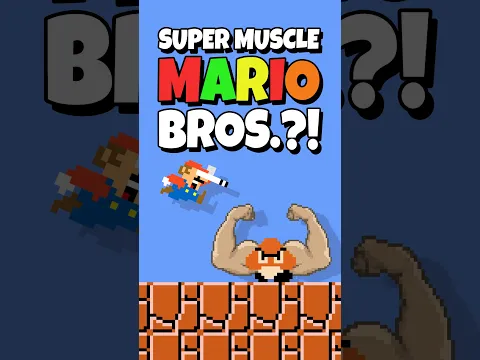 Mario but enemies have giant muscle arms?!